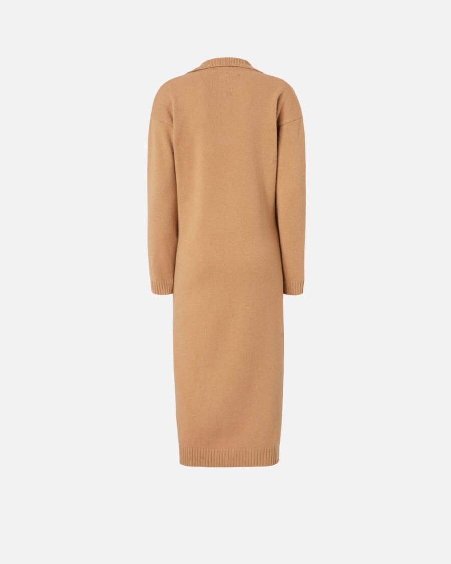 Long cashmere blend knit dress - Image 2