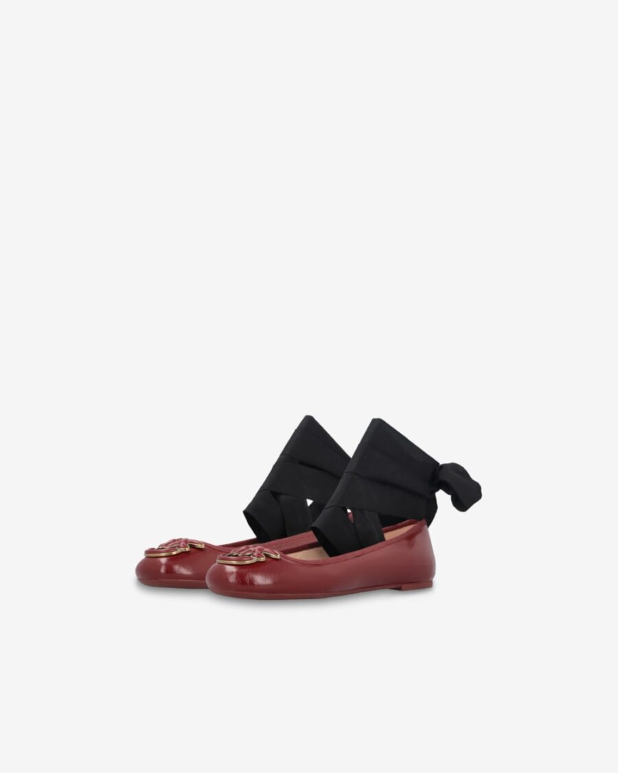 Ballerine in nappa con nastri rimovibili - immagine 7