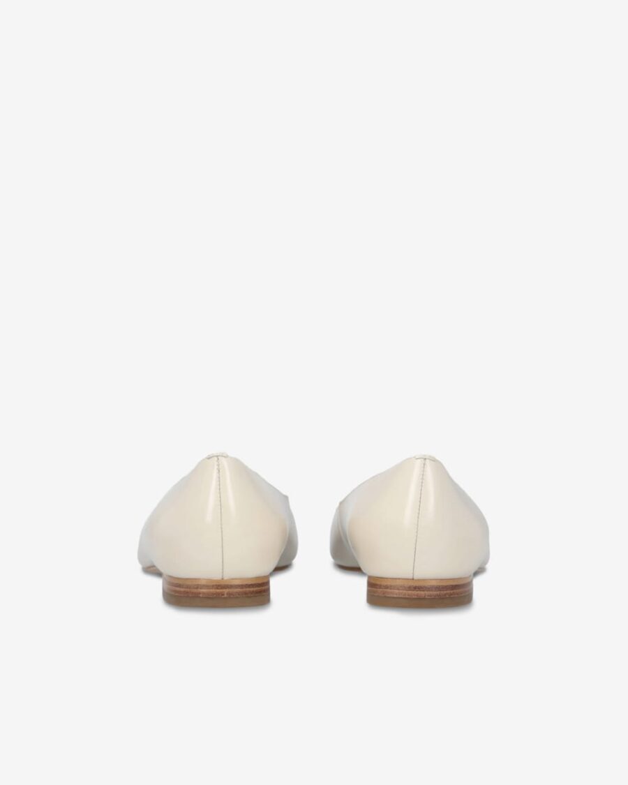 Nappa leather ballerinas with metal toe - Image 7