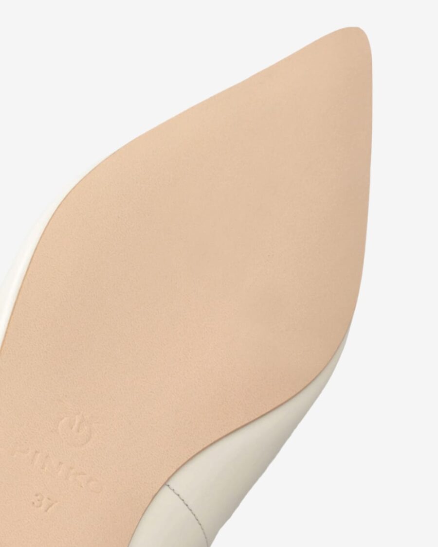 Nappa leather ballerinas with metal toe - Image 9