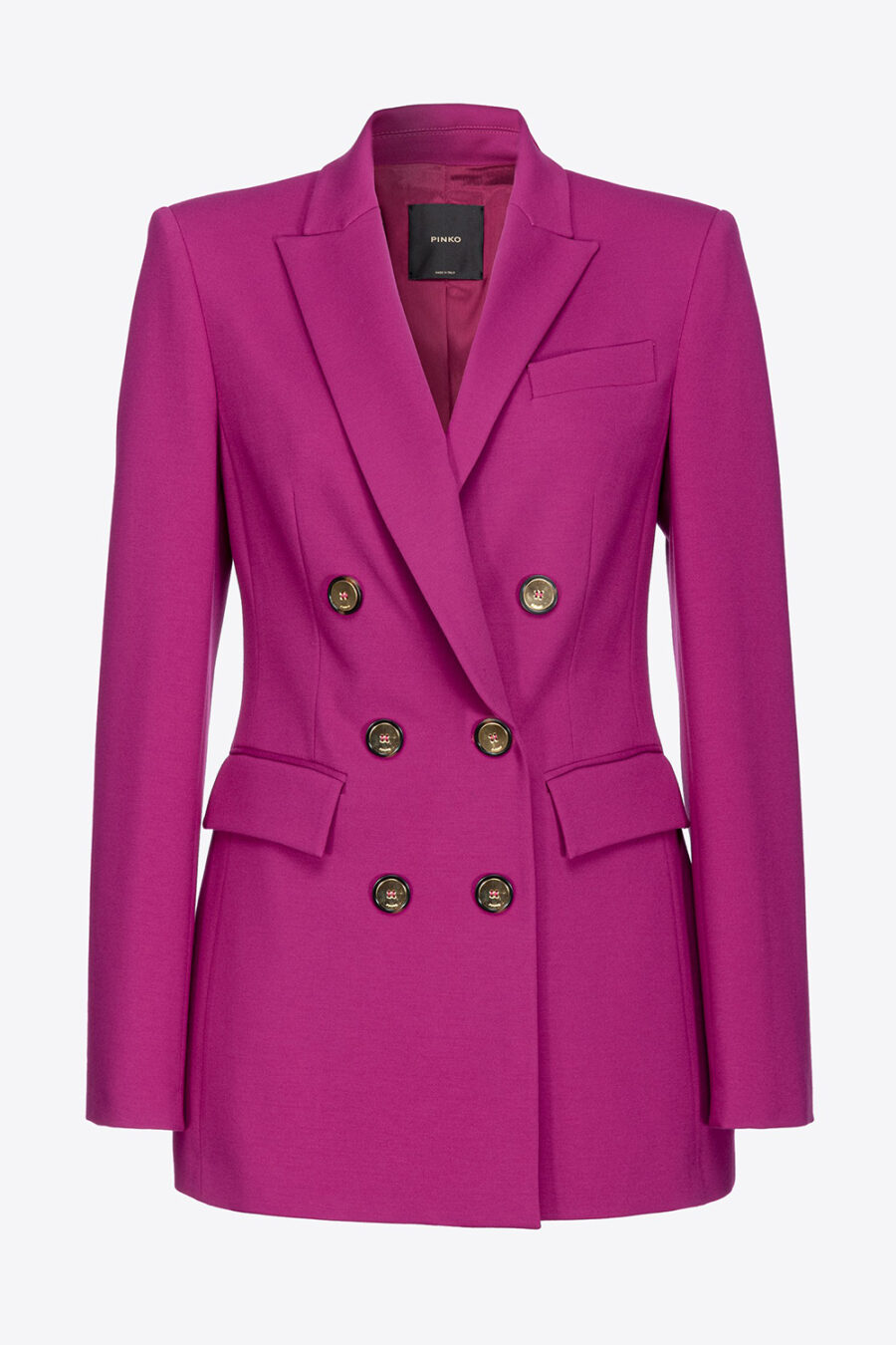 Blazer doppiopetto punto stoffa viola buganville