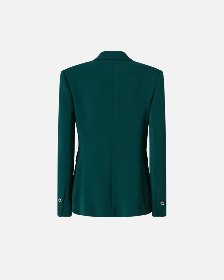 Blazer in cady tecnico con bottoni in metallo - immagine 2