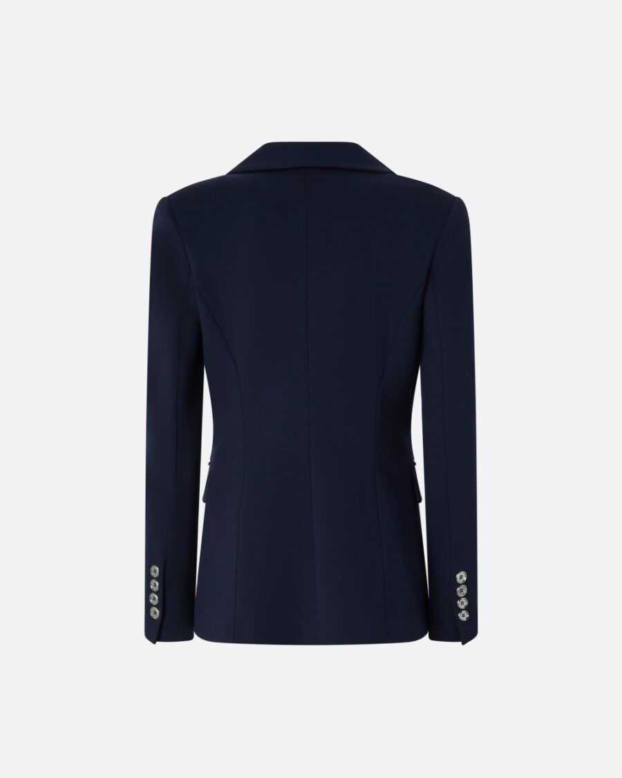 Blazer monopetto in tessuto tecnico - immagine 2