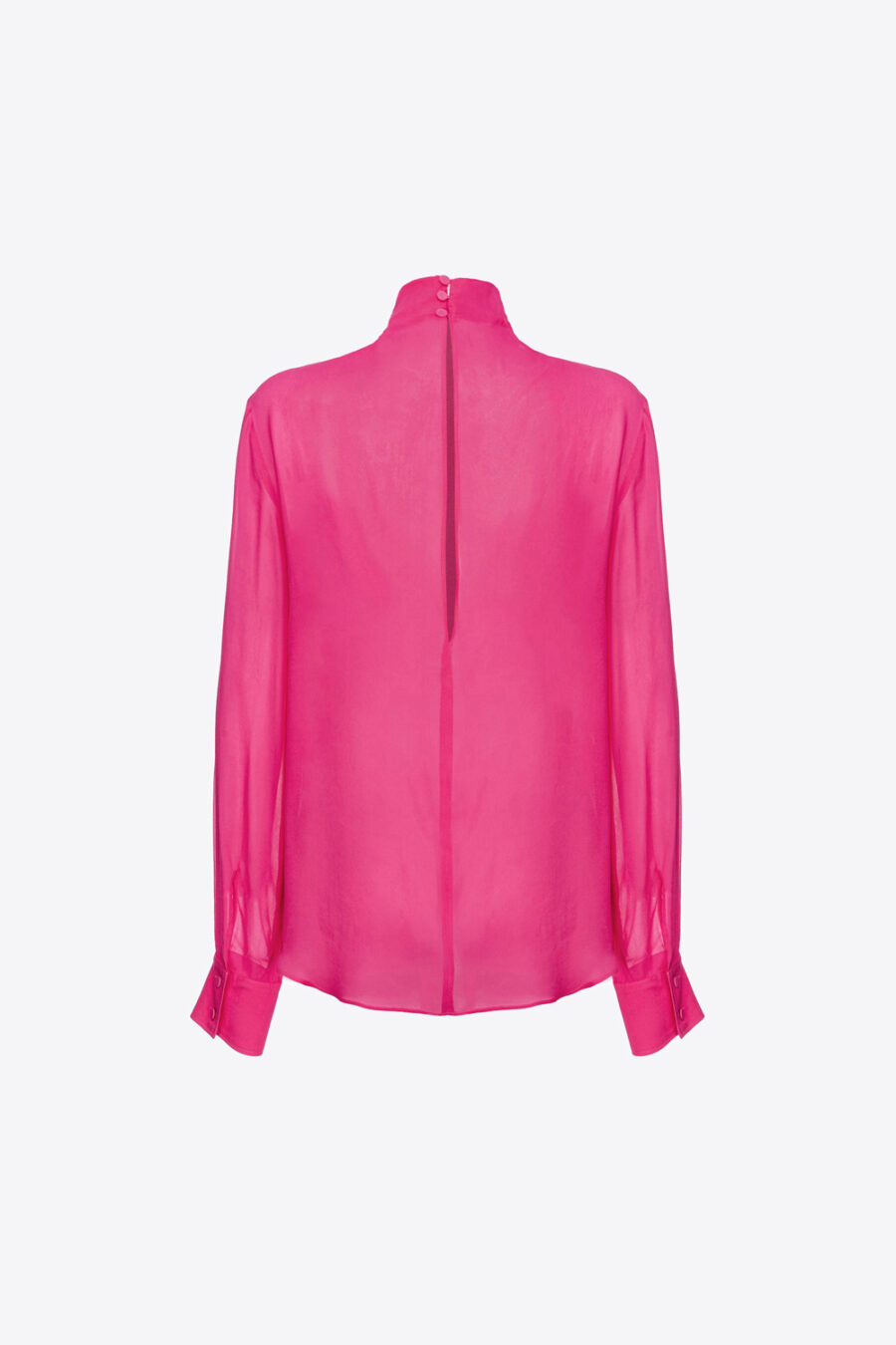 Blusa georgette collo alto - immagine 2