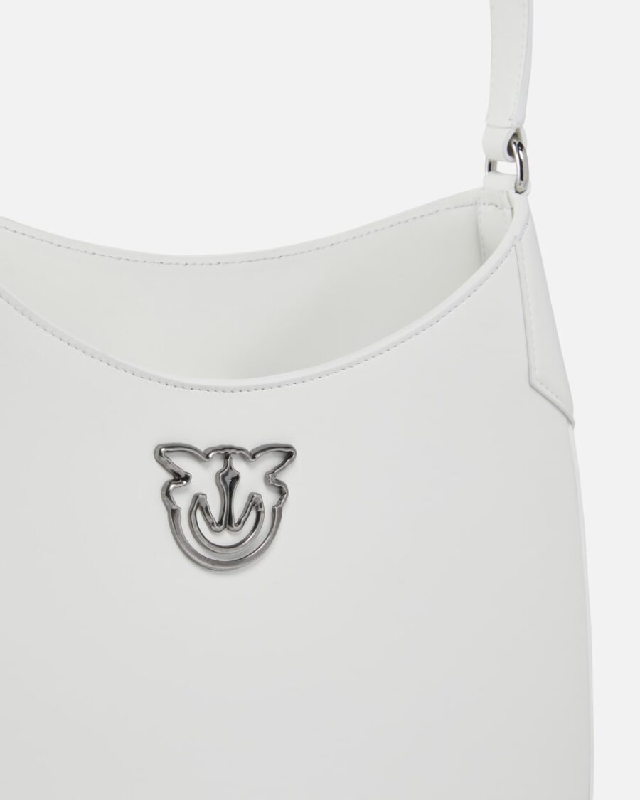 PINKO Galleria hobo shoulder bag in smooth leather - Image 3