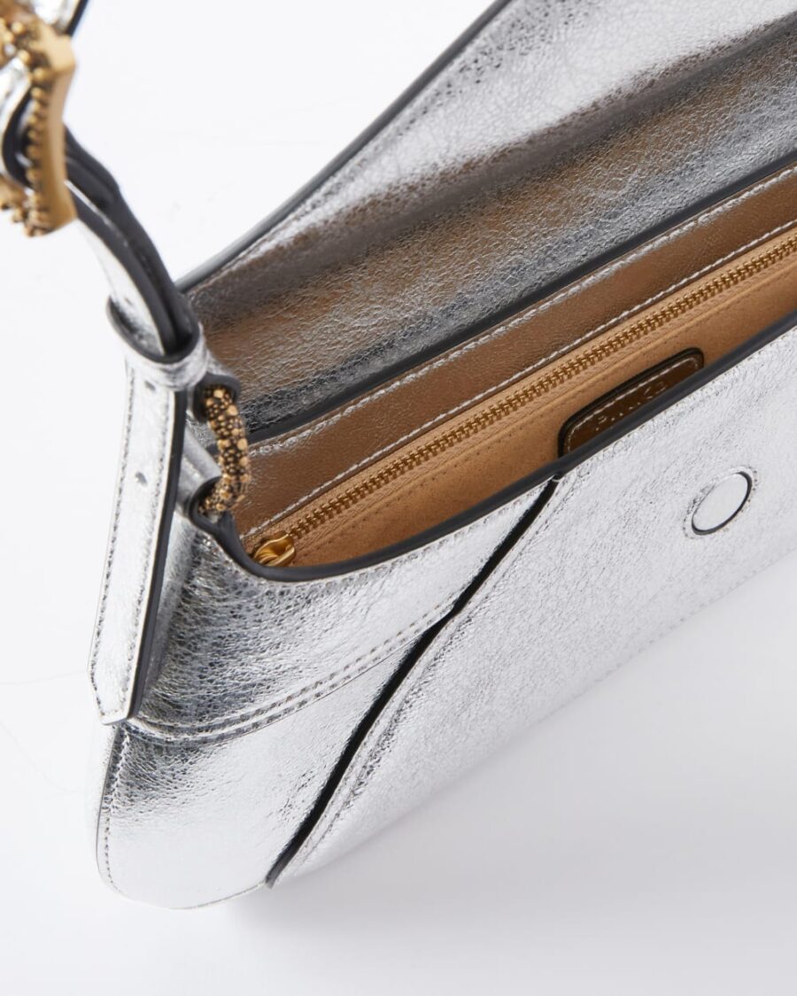 Laminated leather 520 shoulder bag - Image 4