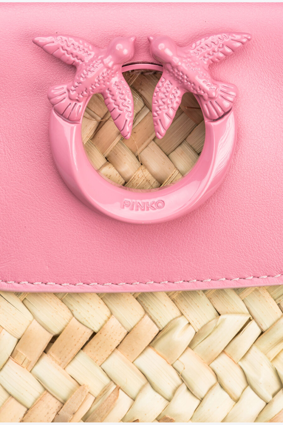 Borsa Love Summer secchiello in rafia - immagine 4