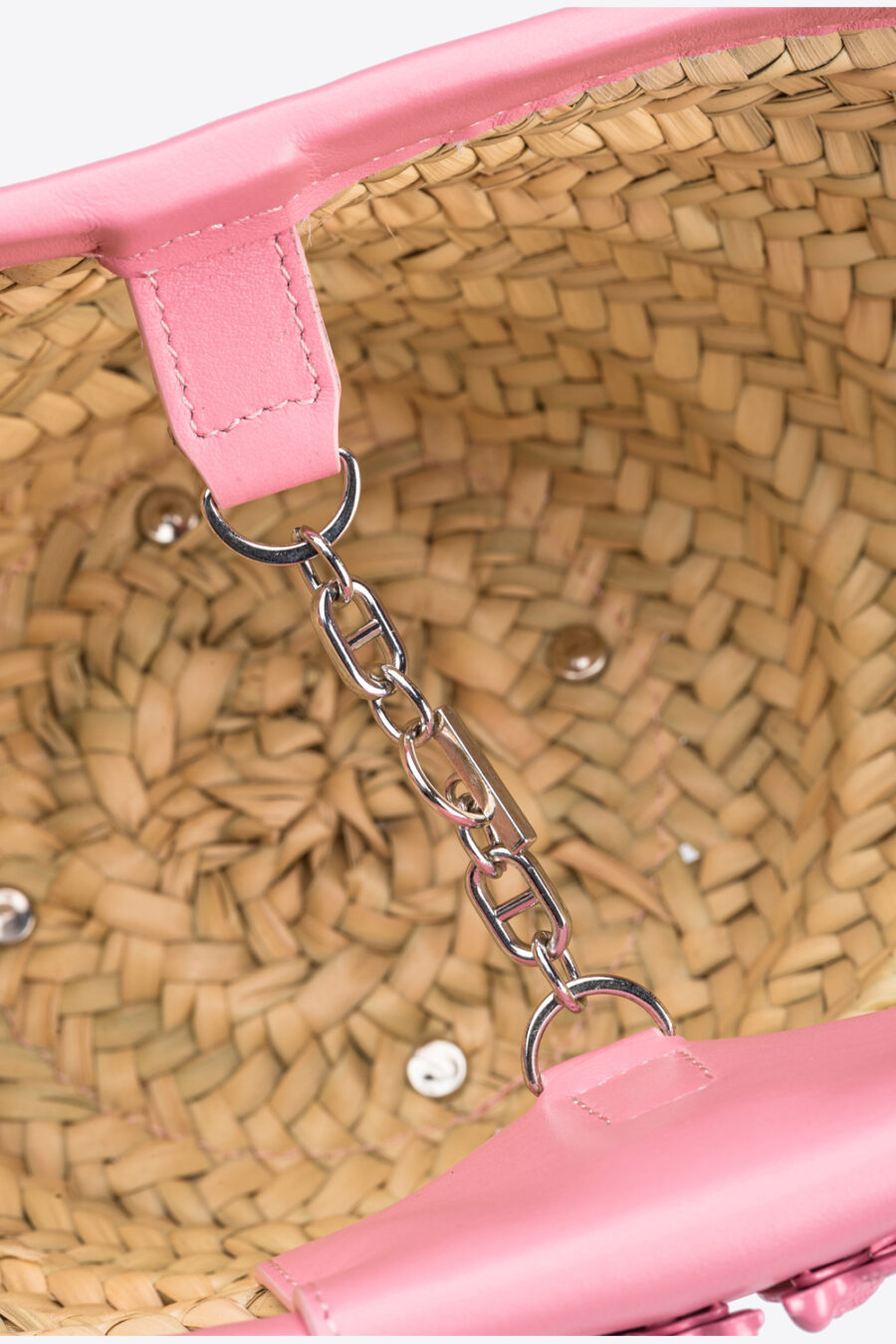 Borsa Love Summer secchiello in rafia - immagine 5