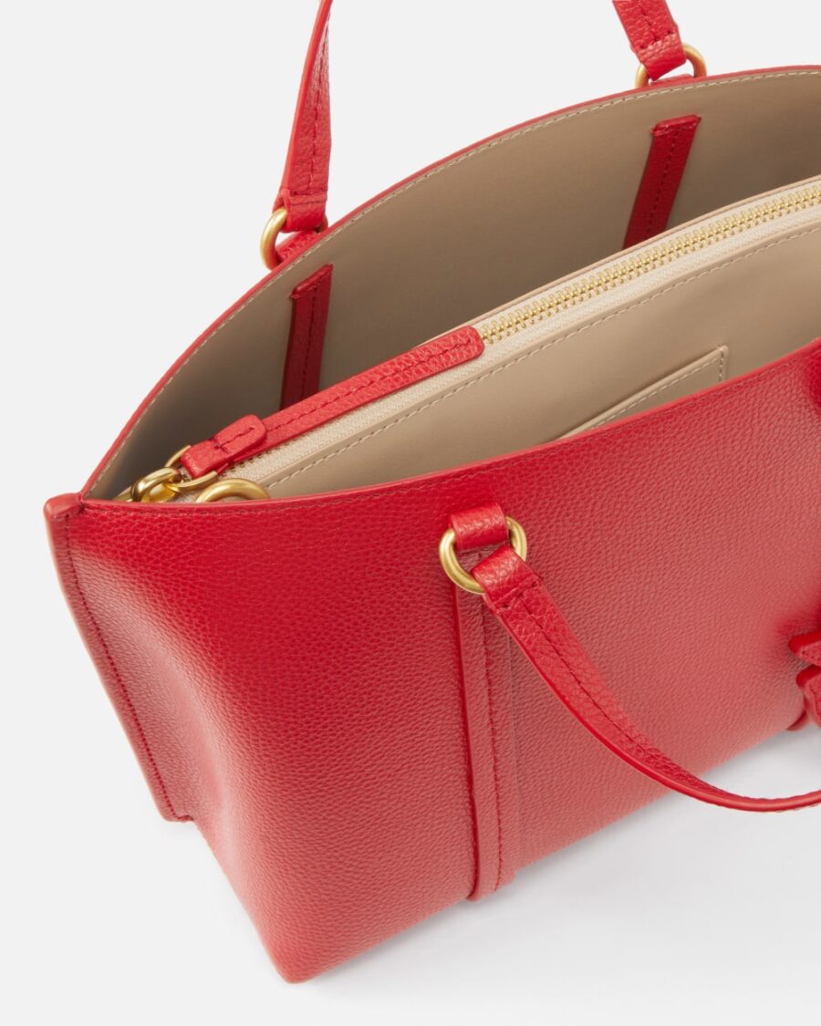 Large tumbled leather Shopper Bag - Image 4