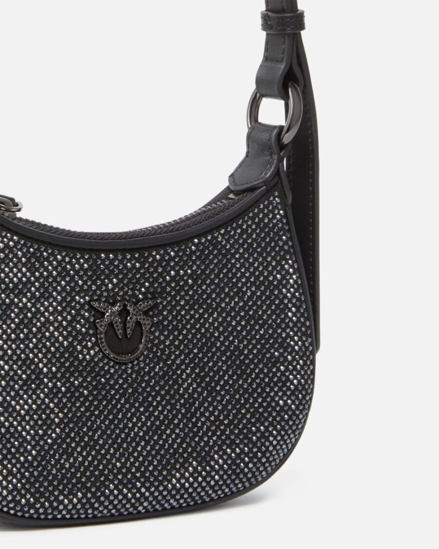 Baby Half Moon shoulder bag with rhinestones - Image 3