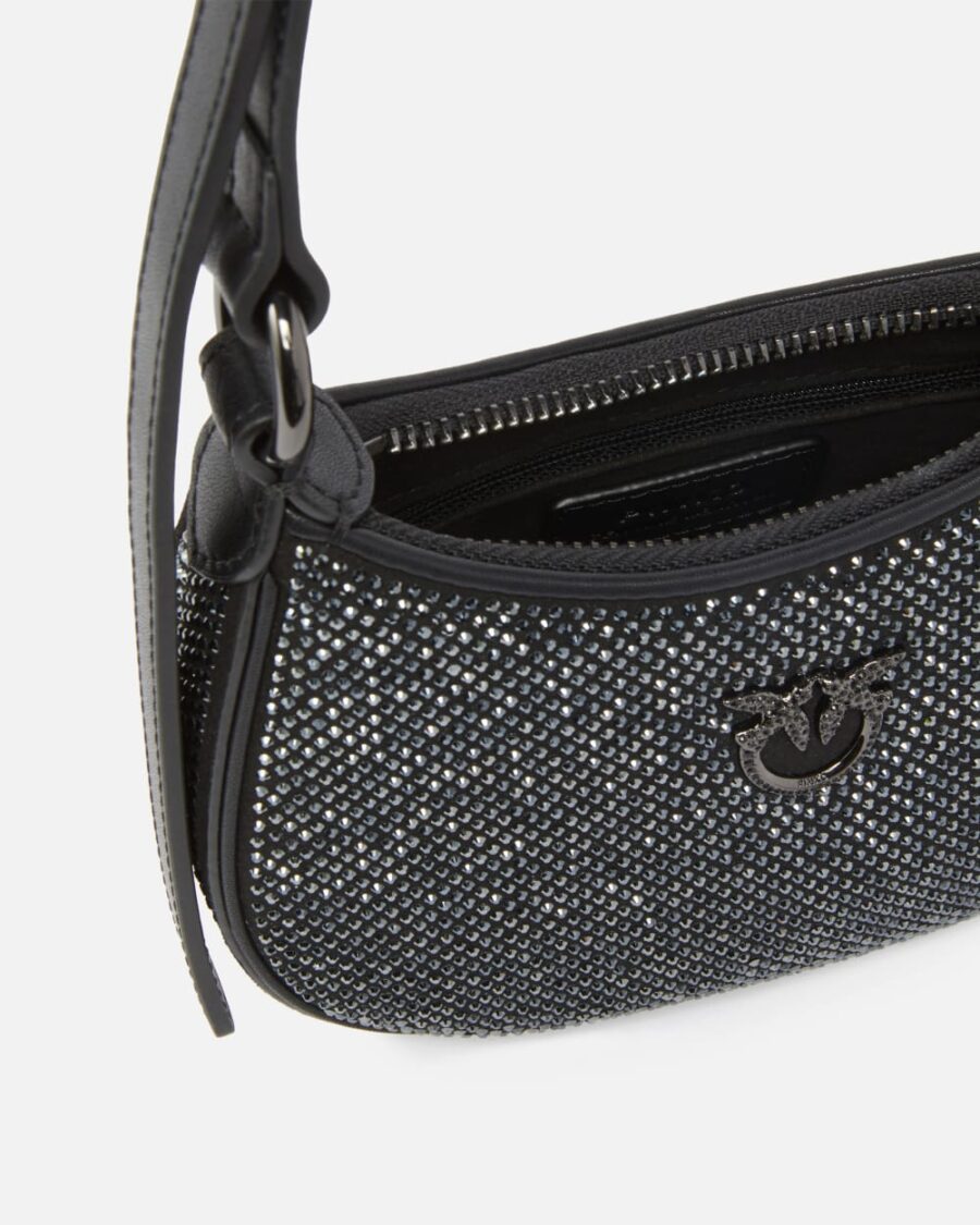 Baby Half Moon shoulder bag with rhinestones - Image 4