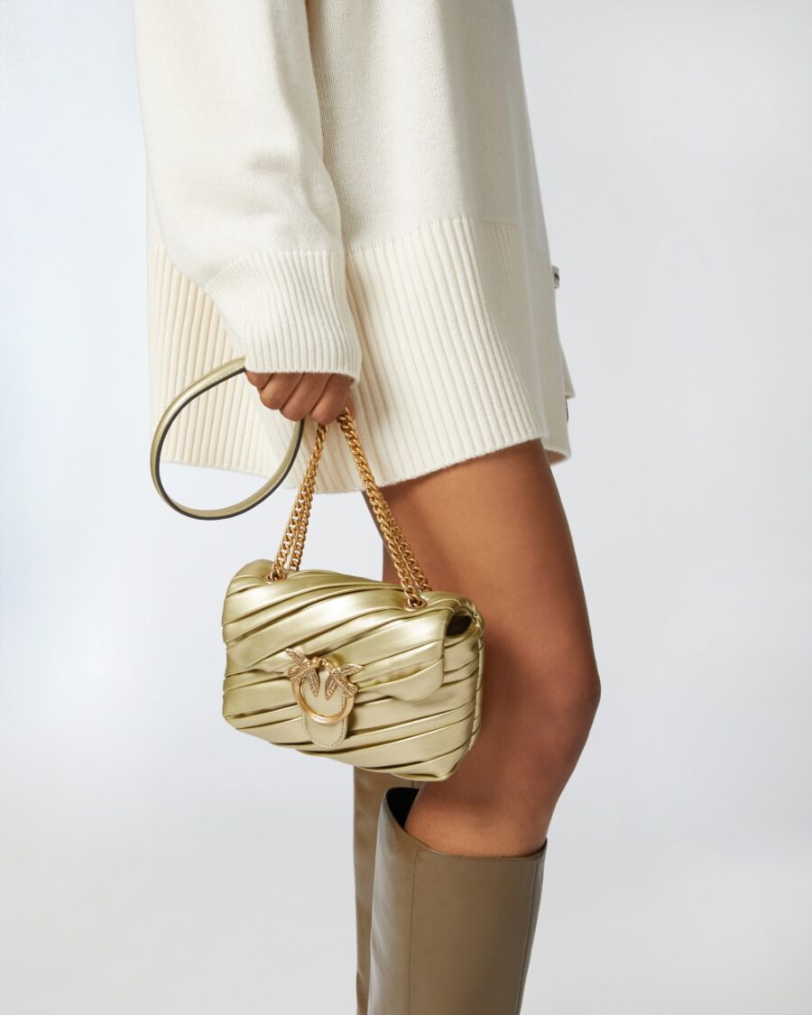 Elegant Baby Love Bag Puff golden crossbody bag - Image 6