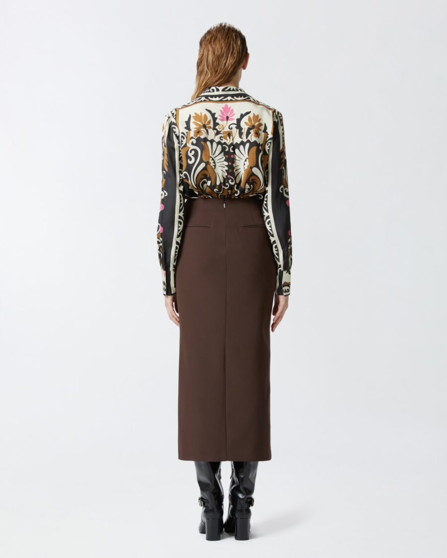 Camicia con stampa floreale ornamentale - immagine 5