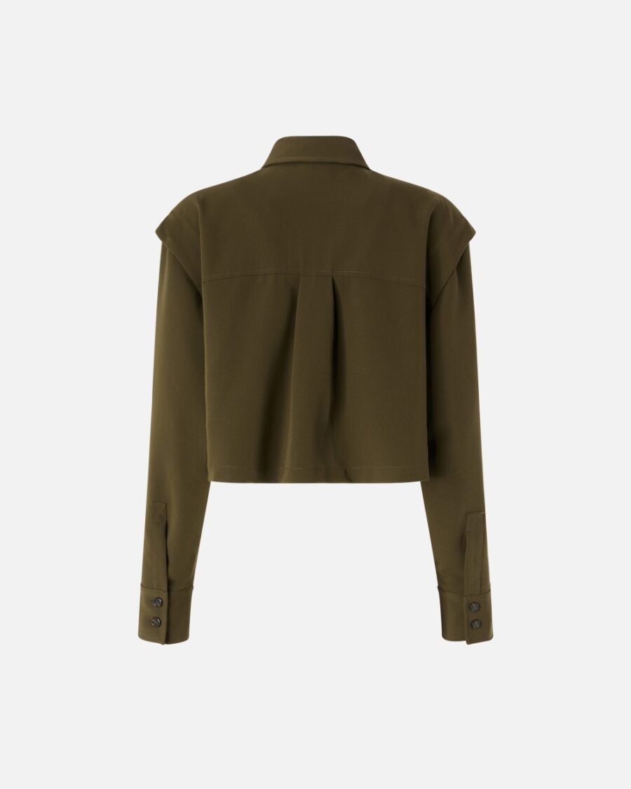 Camicia corta con taschini - immagine 2