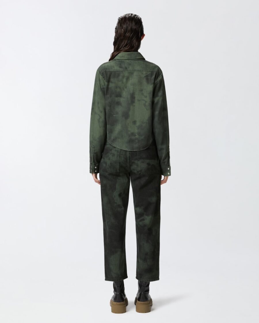Camicia denim black spotted - immagine 5