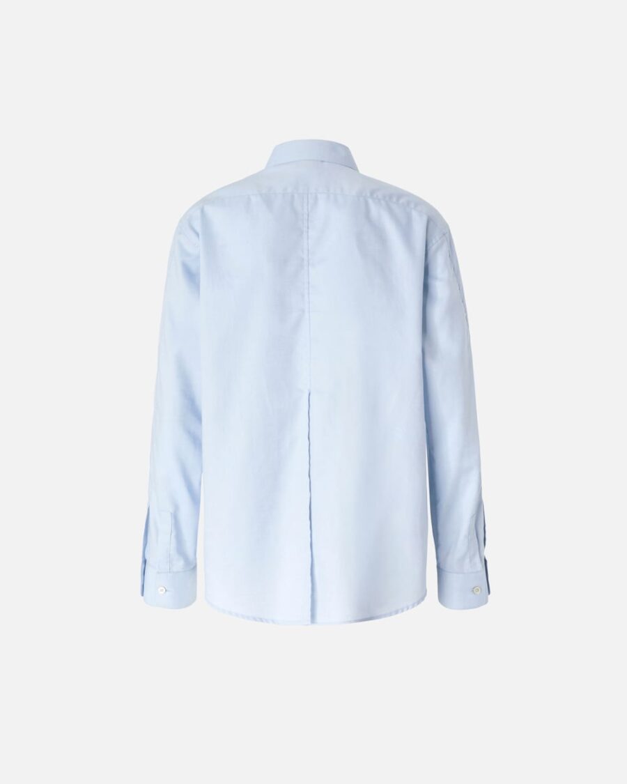Light blue cotton Oxford shirt - Image 2