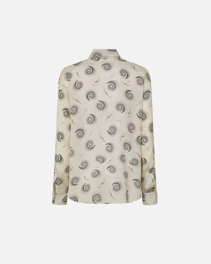 Camicia in twill stampa vortici - immagine 2