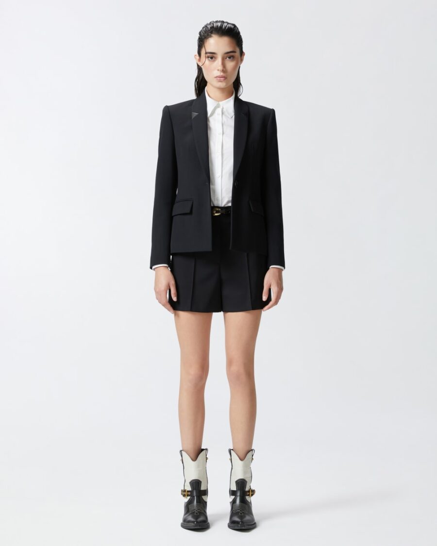 Camicia slim in popeline stetch con ricamo - immagine 4