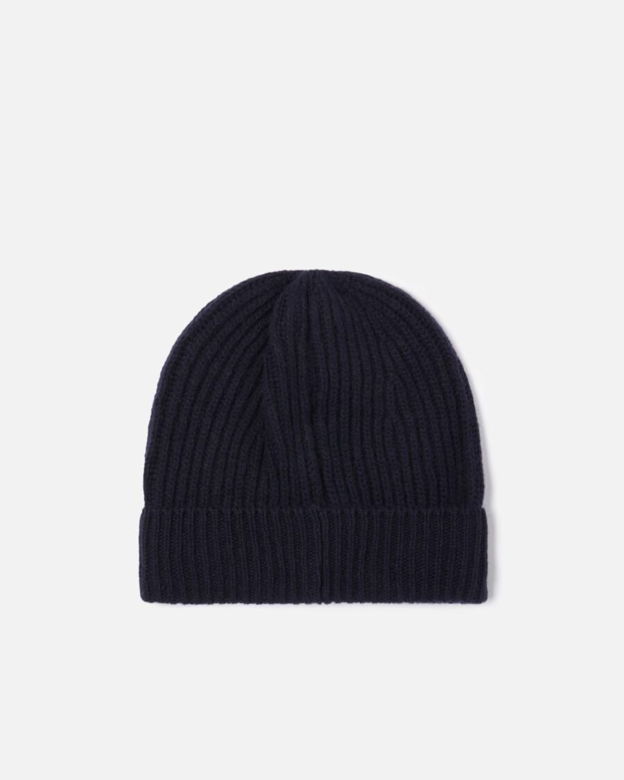 Ribbed wool hat with logo - Image 2