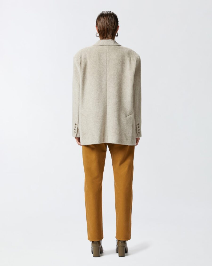 Cappotto corto monopetto in beaver - immagine 5