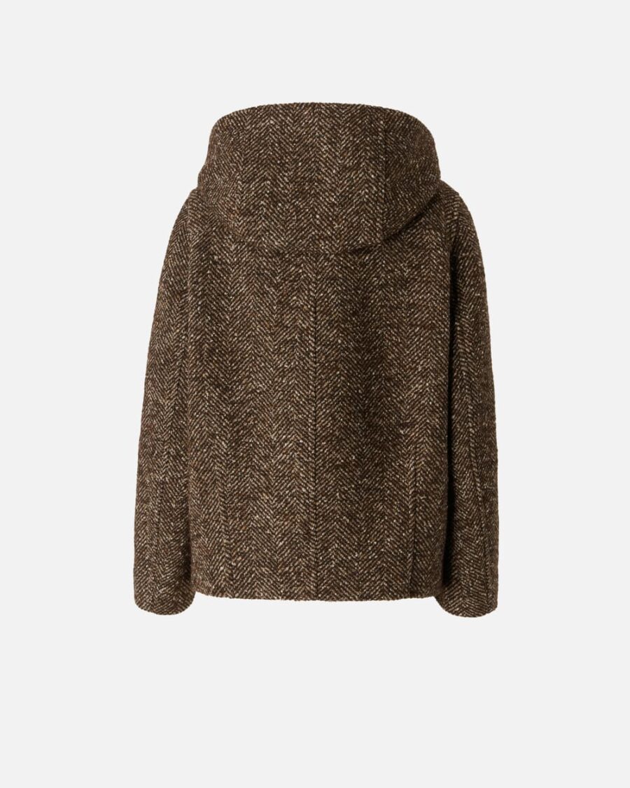 Cappotto montgomery corto con cappuccio - immagine 2