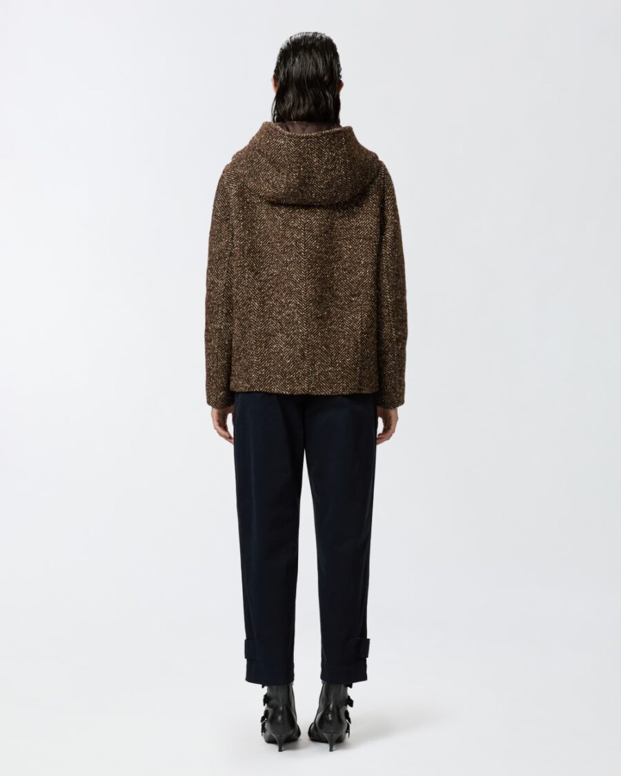 Cappotto montgomery corto con cappuccio - immagine 5