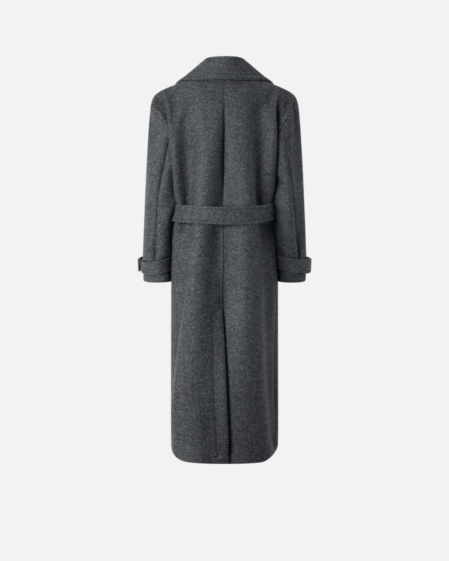 Cappotto stile trench con cintura - immagine 2