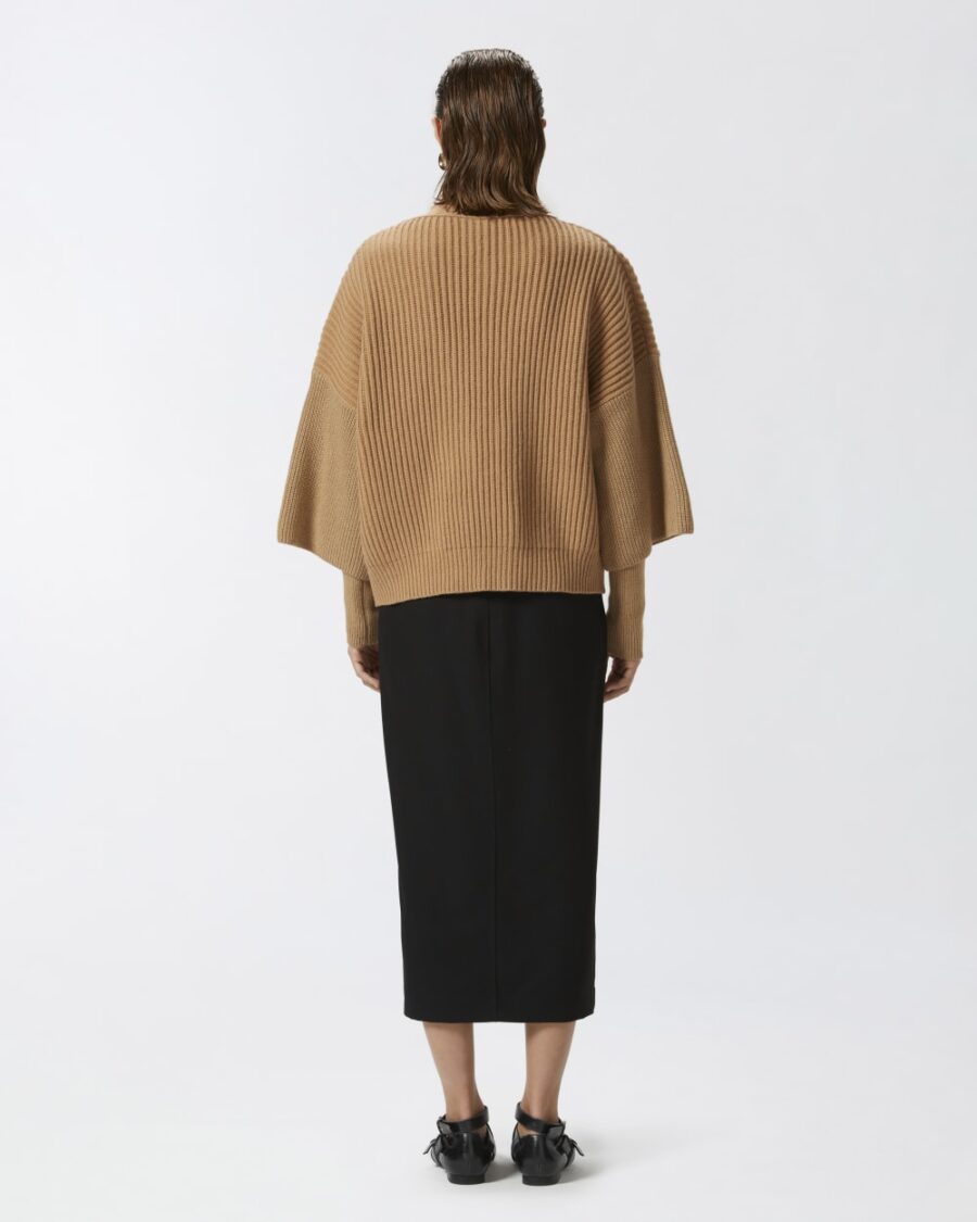 Ribbed wool and cashmere cardigan - Image 5