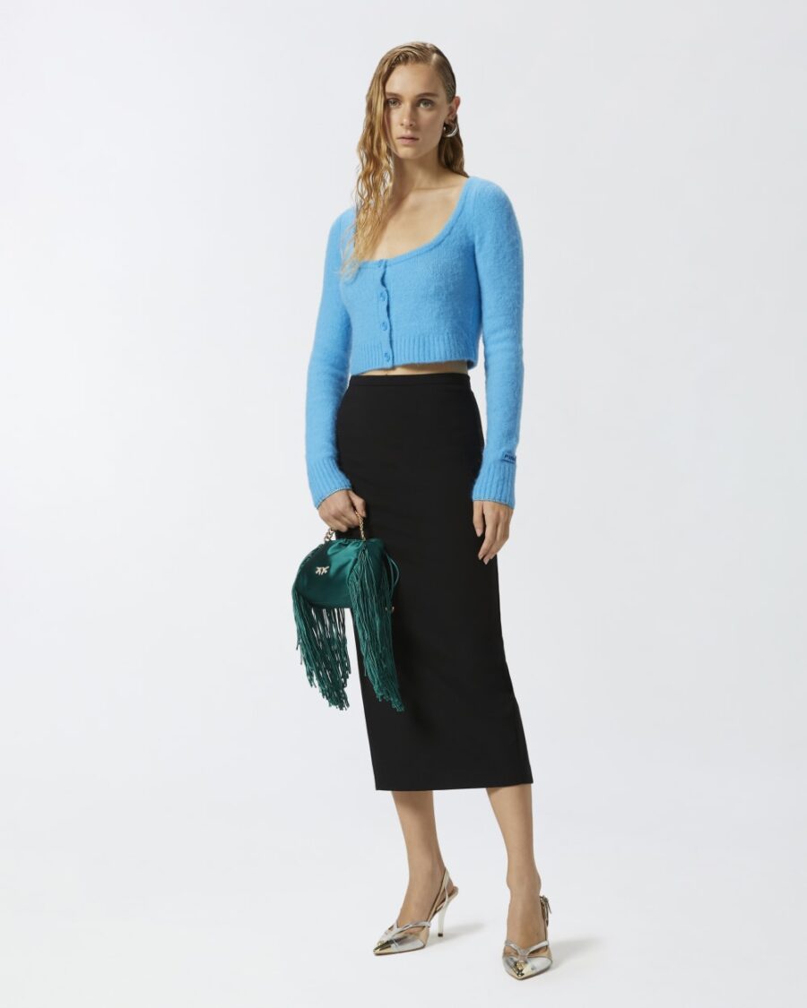 Cardigan corto in maglia soft - immagine 4