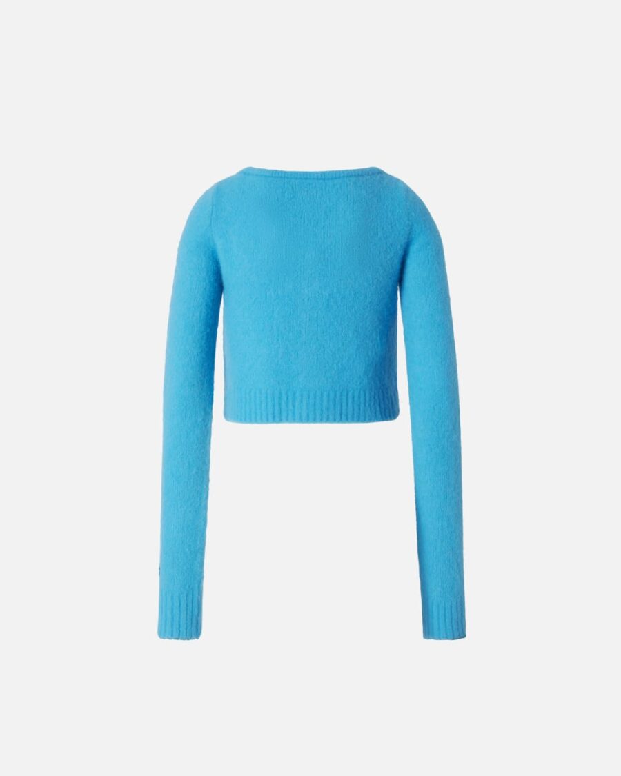Cardigan corto in maglia soft - immagine 2