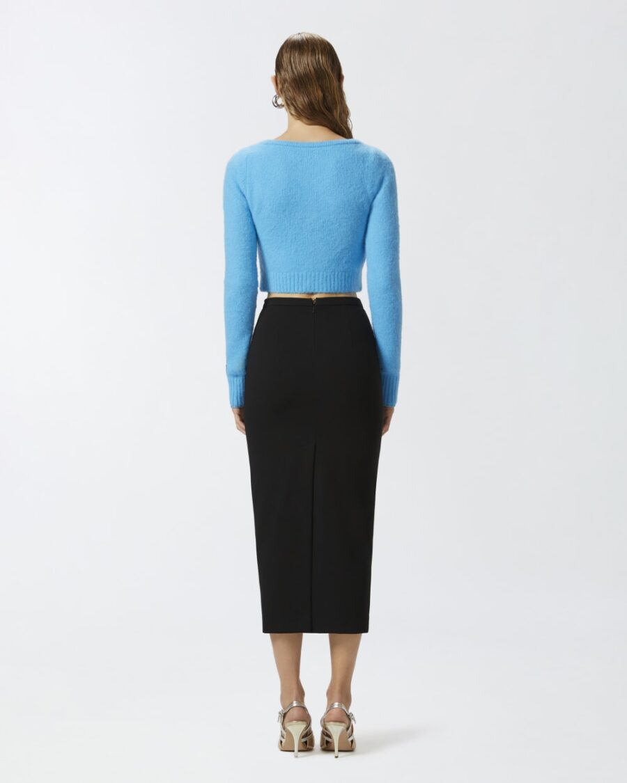 Cardigan corto in maglia soft - immagine 6