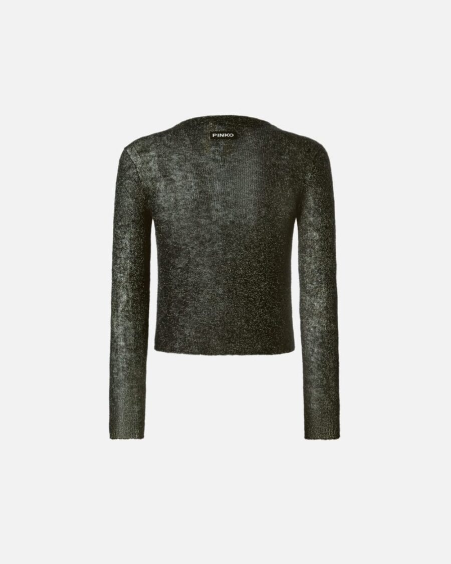 Cardigan corto in mohair - immagine 2