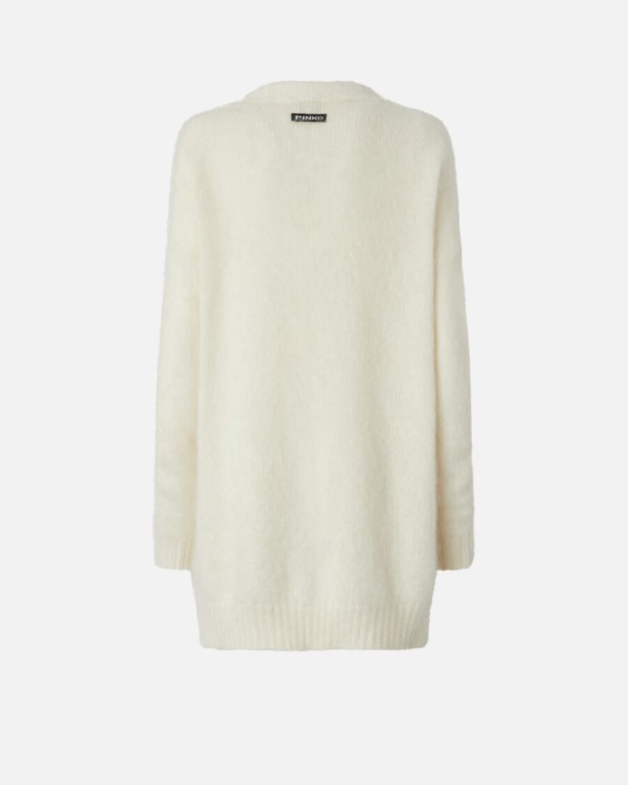 Cardigan morbido in cachemire e mohair con tasche - immagine 2
