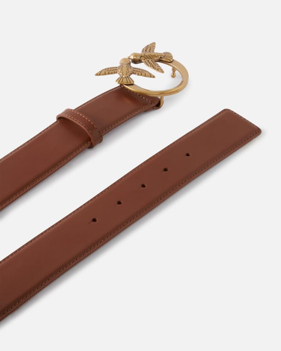 Love Birds high leather belt 4cm - Image 3