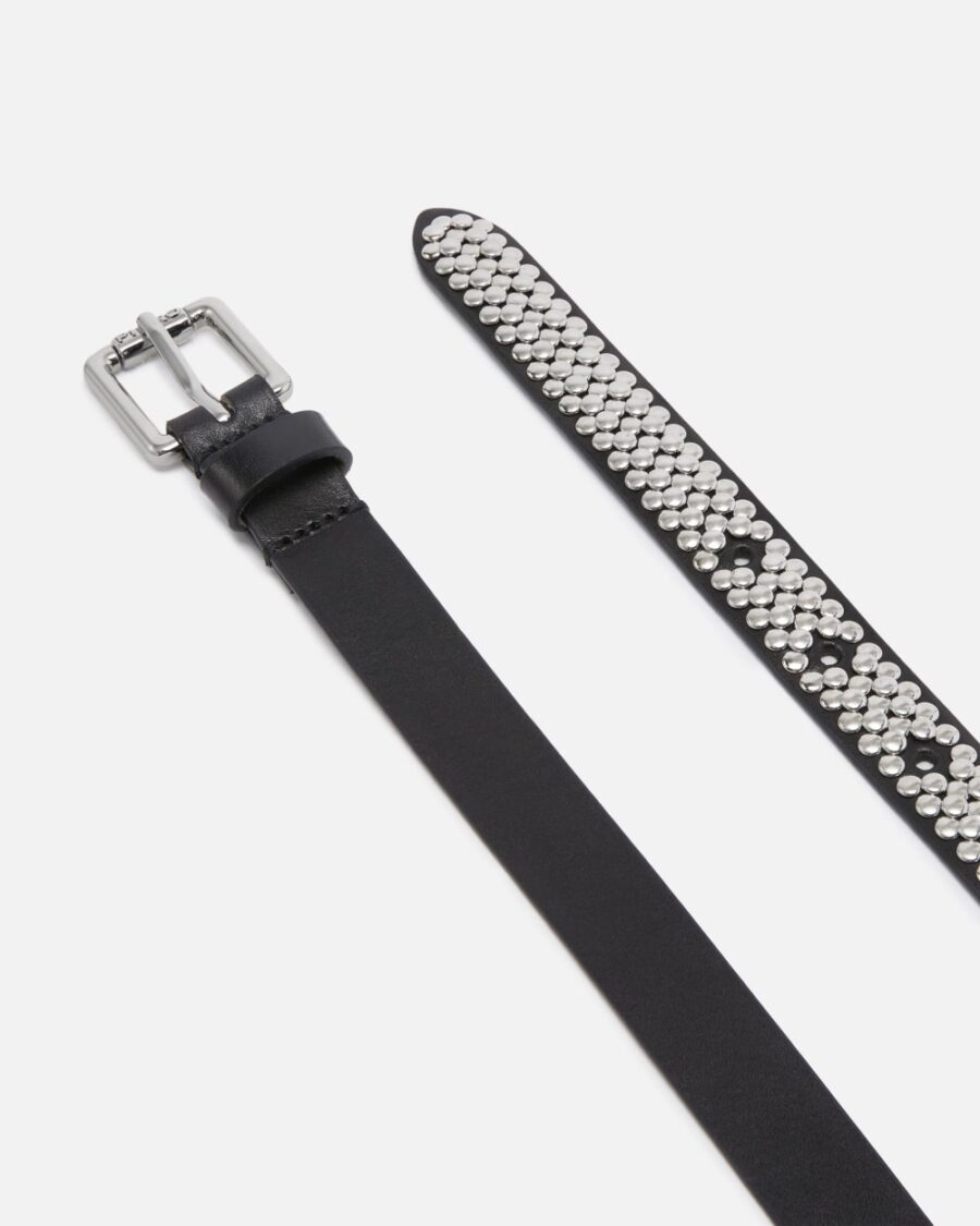 Cintura sottile con borchiette gioiello 2cm - immagine 3