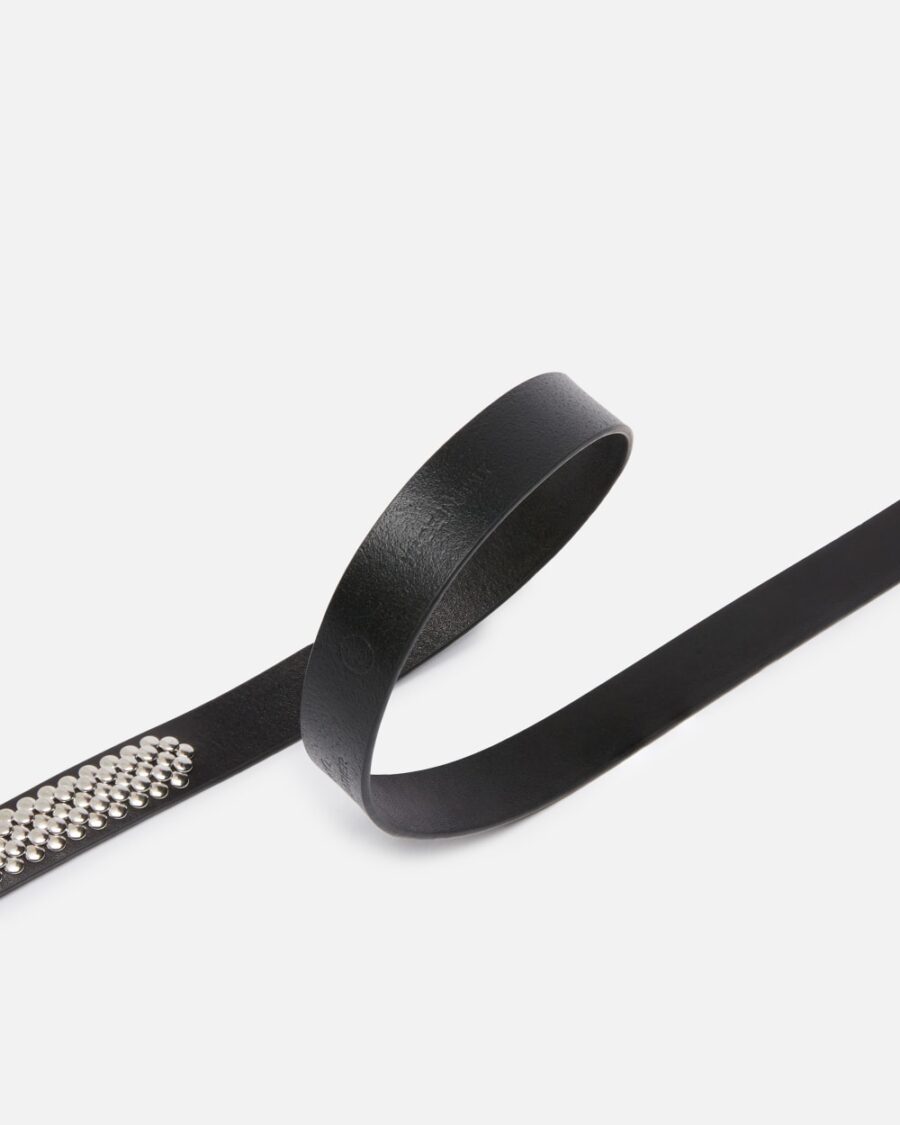 Cintura sottile con borchiette gioiello 2cm - immagine 4
