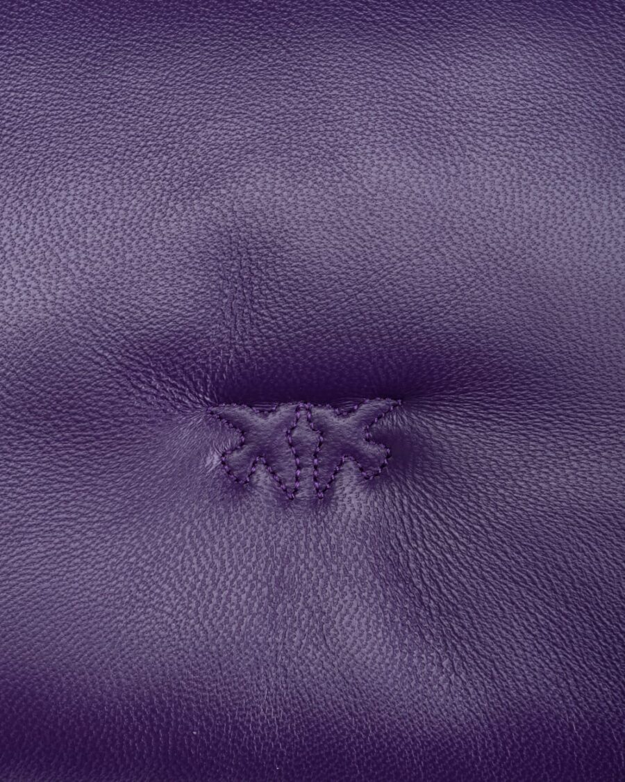LOVE CLICK PUFF leather bag with logo - Image 4
