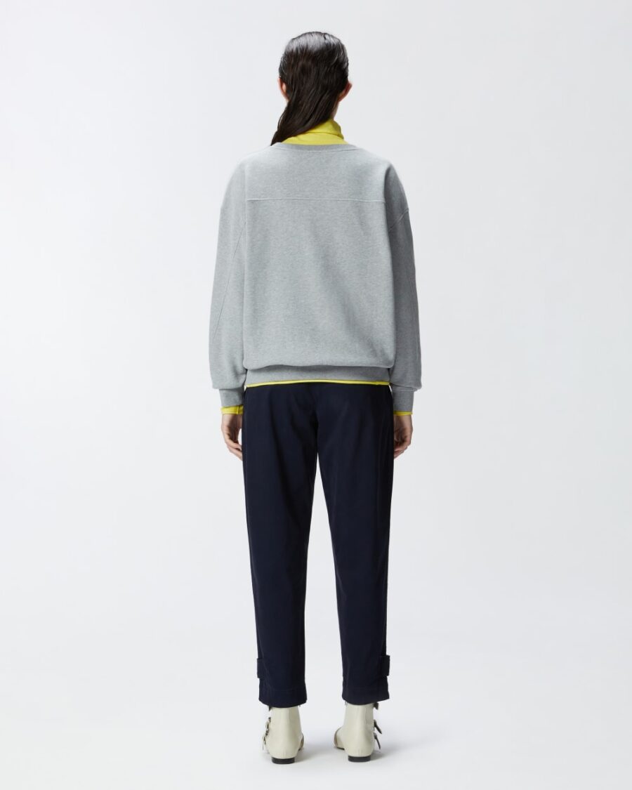 Crew-neck sweatshirt with embroidered logo - Image 5