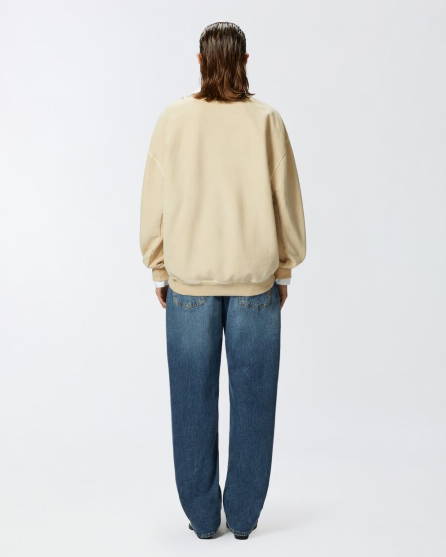 Felpa oversize con scollo ricamato shiny - immagine 5
