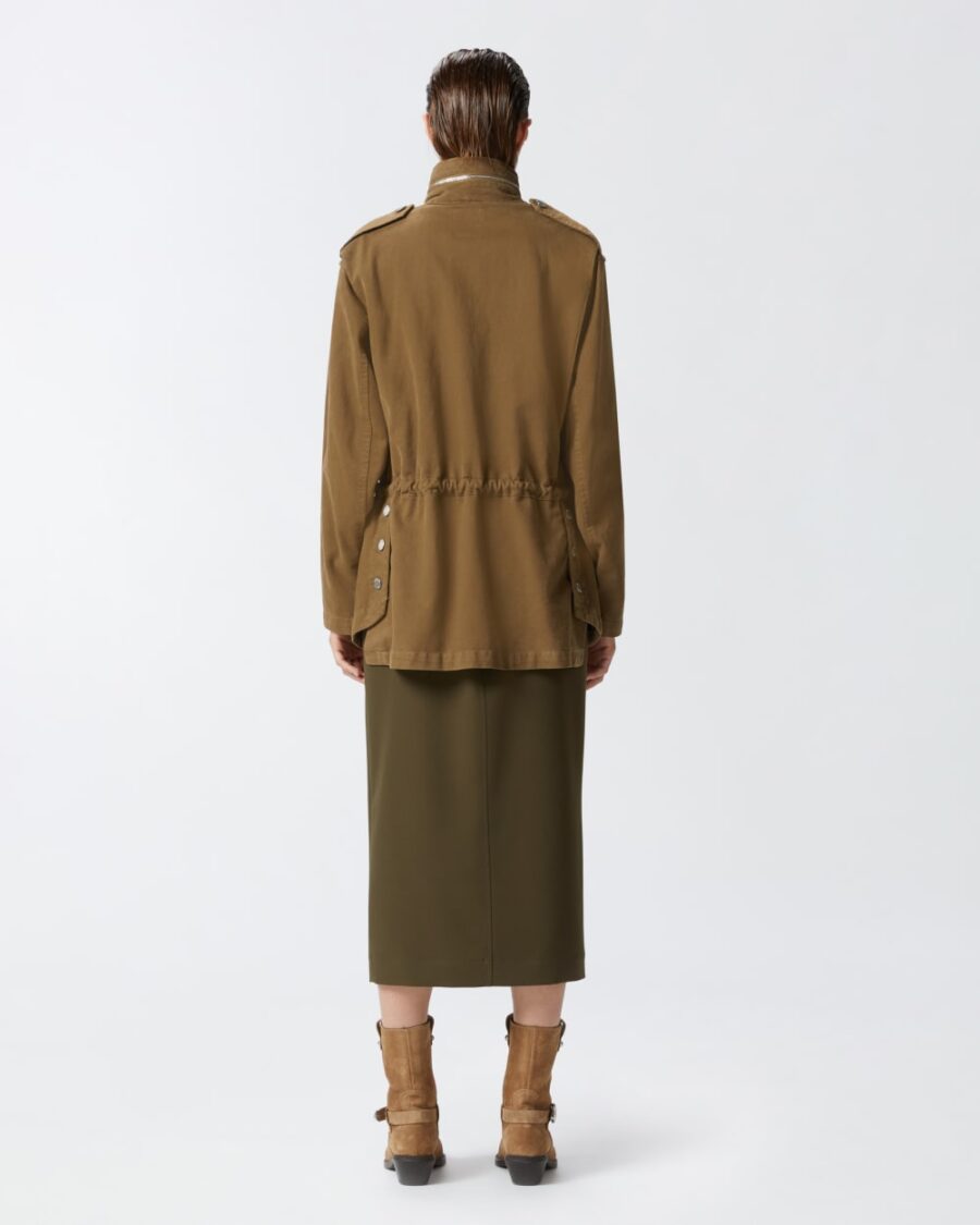Giacca overshirt utility in cotone - immagine 5