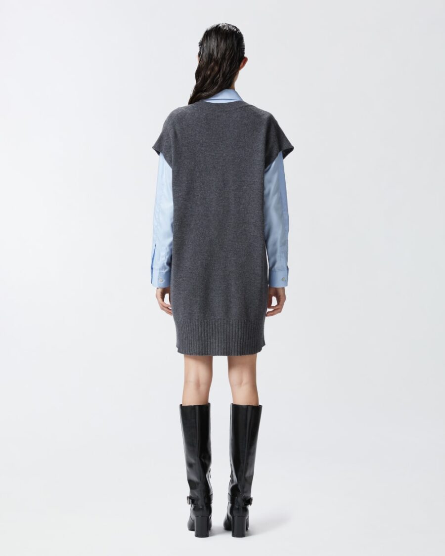Gilet in maglia di misto cachemire - immagine 5