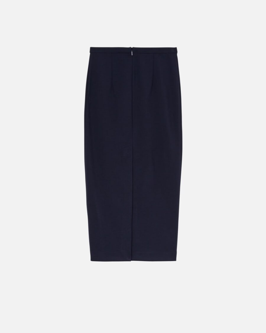 Long pencil skirt with slit - Image 2