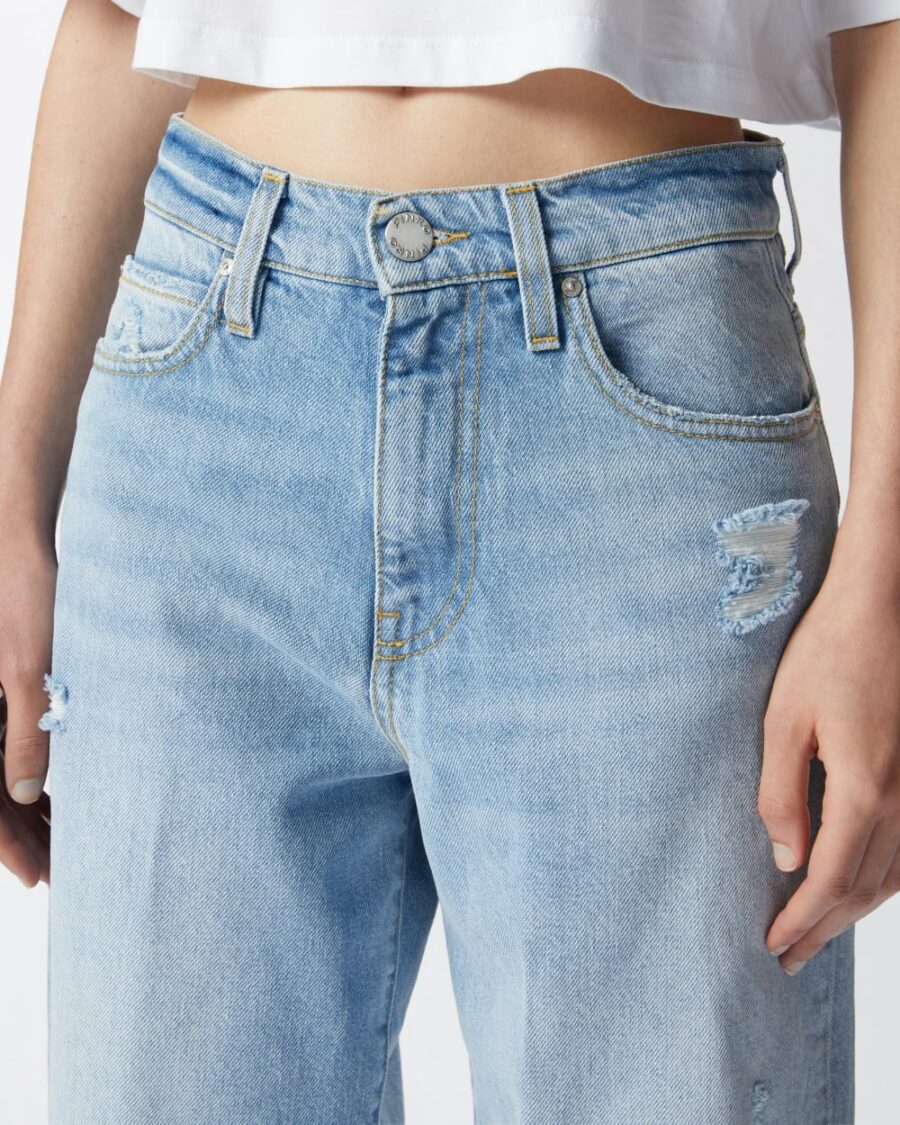 Jeans con strappi relaxed - immagine 6