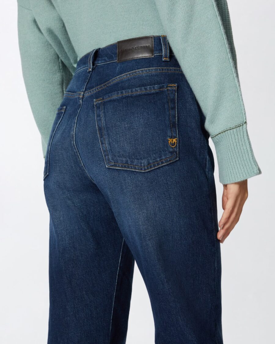 Wide-leg vintage blue denim jeans - Image 6