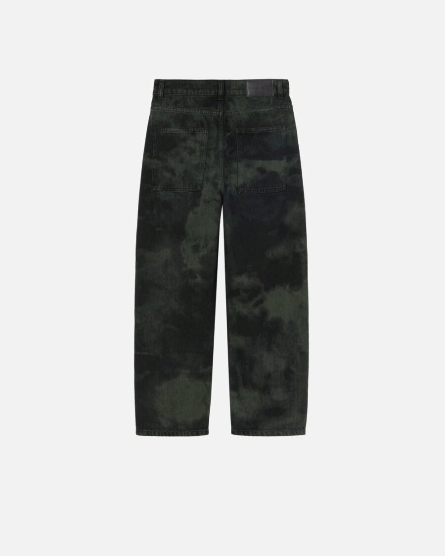Jeans loose denim black spotted - immagine 2