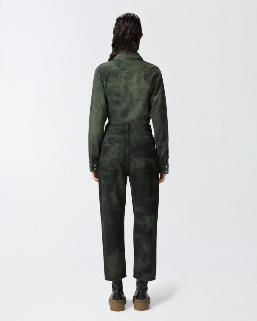 Jeans loose denim black spotted - immagine 5