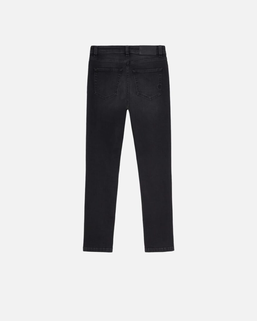 Jeans skinny denim black stretch - immagine 2