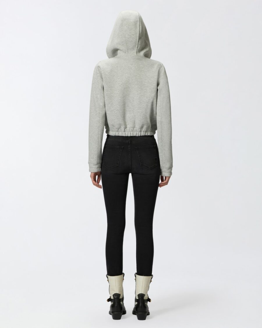 Jeans skinny denim black stretch - immagine 5