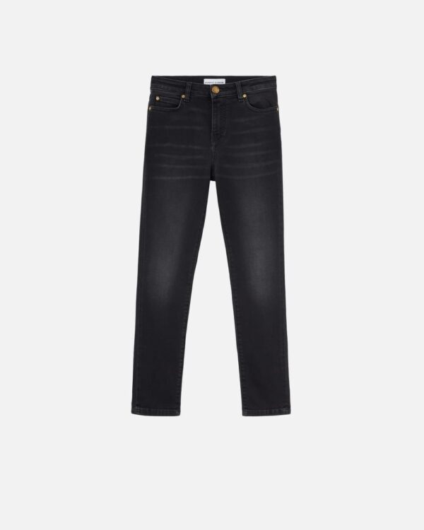 Jeans skinny denim black stretch nero limousine