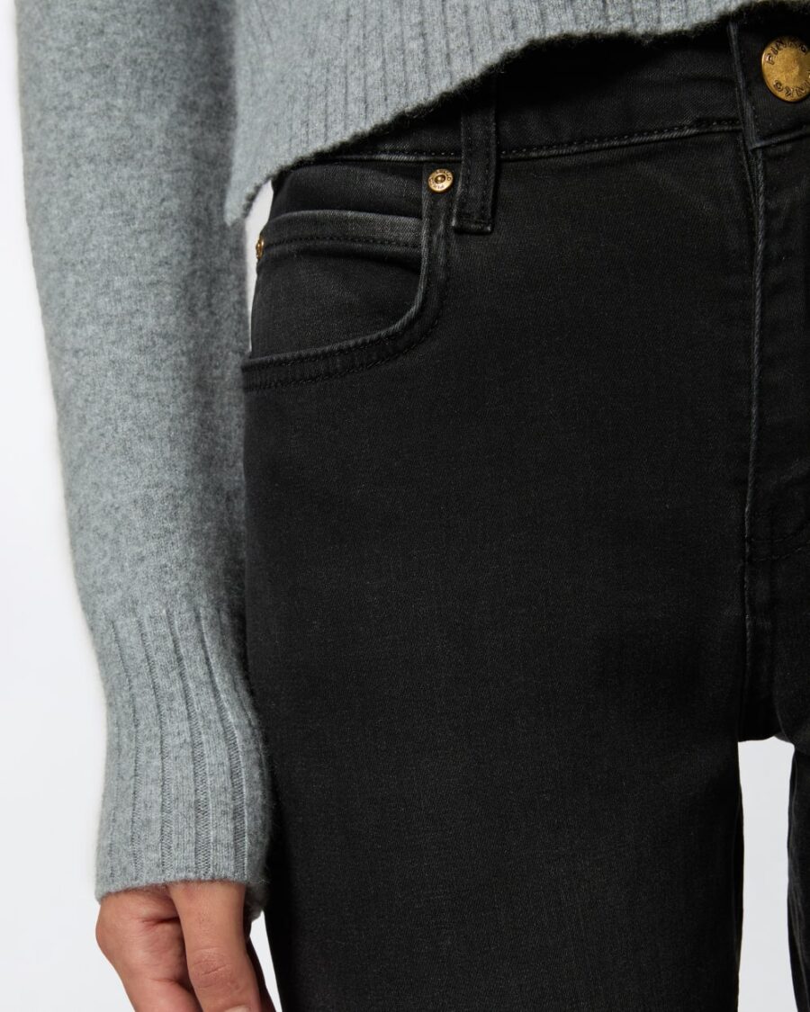 Jeans skinny denim black stretch - immagine 6